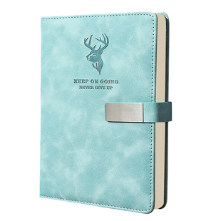 a5磁扣笔记本定制可印logo创意记账本简约刻字商务办公工作加厚记事本套装2025新款b5大学生学习软皮日记本子