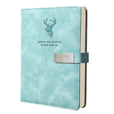 磁扣笔记本定制logo套装加厚本子