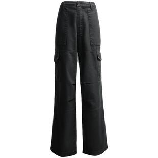 SEASONHIGH男士秋季款牛仔裤宽松多口袋工装潮流百搭阔腿裤长裤男