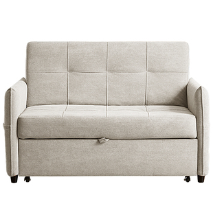 双虎可折叠沙发床两用一体伸缩抽拉多功能休闲单人沙发小户型212