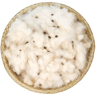 当季新鲜带籽木棉花枕头有籽木棉枕芯攀枝花棉絮填充物送枕芯套