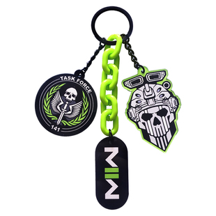 MW使命召唤COD19幽灵141小队定制标牌钥匙扣通用周边挂件