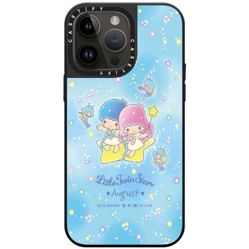 三丽欧小双星适用iphone15手机壳12苹果13 Pro max磁吸电话保护套14潮牌镜面16plus大孔magsaf