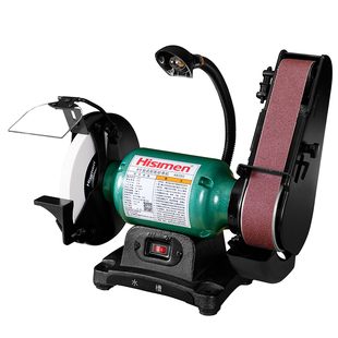 家用磨刀机砂轮砂带机打磨抛光机Hisimen台式多功能砂光机开刃机