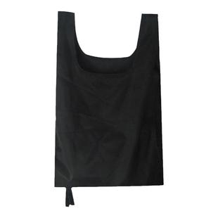 防水布袋背心式超大耐磨实用可折叠尼龙买菜包环保超市购物袋定制