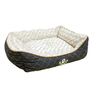 四季秋冬狗窝凉爽狗垫子短毛绒温暖狗床狗沙发犬猫