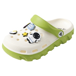匹克洞洞鞋男童儿童拖鞋夏季新款凉鞋防滑凉拖外穿轻便男孩沙滩鞋