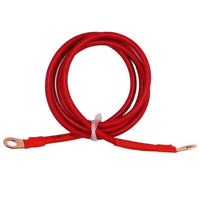 8平方10平铜芯软电线国标铜线电瓶连接电缆线马达电源线带铜鼻子1