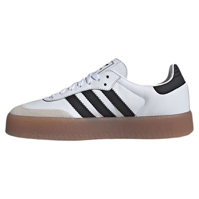 阿迪达斯三叶草德训鞋女鞋厚底运动鞋冬季新款休闲鞋白色T头鞋潮