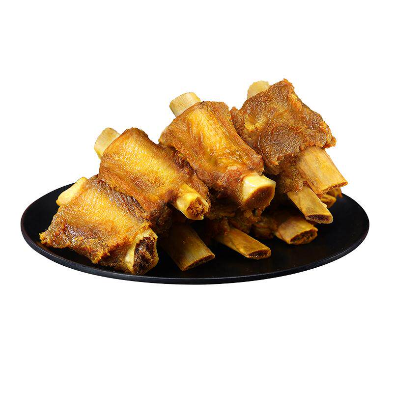 真庄风干烤排骨盐焗客家广东梅州特产猪肋排盐局熟食即食肉类零食