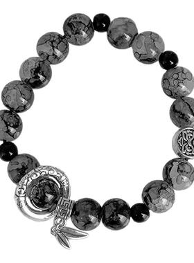 墨川~琉璃串珠手链女新中式国潮情侣手串古风简约百搭闺蜜手饰男