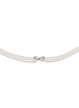 self-portrait珍珠蝴蝶结项链