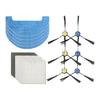 适配科沃斯扫地机器人DF43/DF46/DF45配件边刷清洁抹布过海帕滤网
