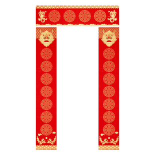 2026马年新款蜡染对联纸手写空白春联纸万年红对联专用纸批发红纸大张结婚春节过年对联纸自写七言书法作品纸