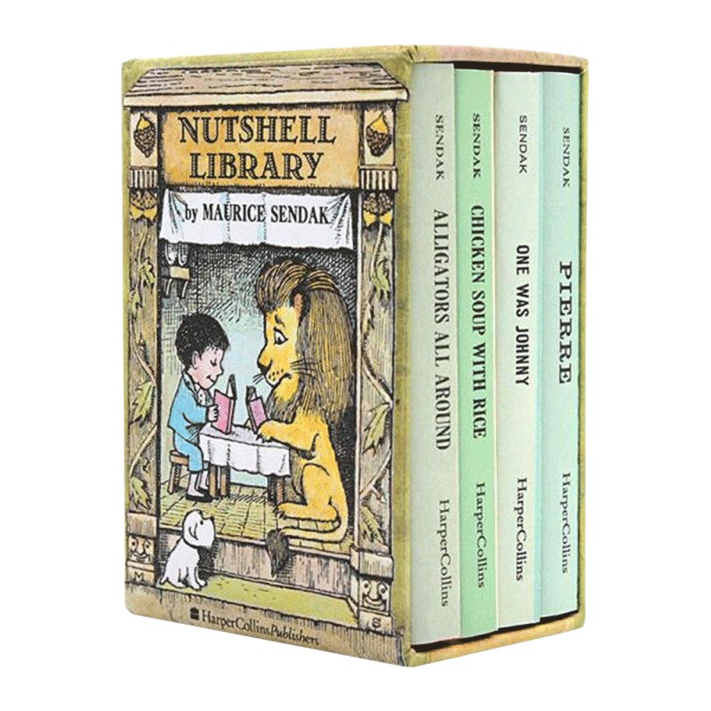 英文原版 Nutshell Library 坚果图书馆 精装手掌书 低幼英语启蒙绘本 英文版 进口英语原版书籍儿童图书