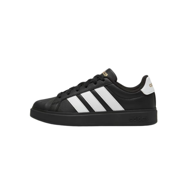 Adidas黑金简版贝壳头运动板鞋