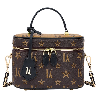 轻奢小众盒子包高级感手提化妆包