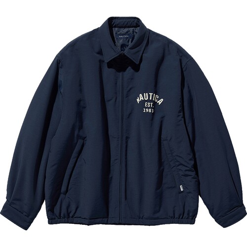 【官方正品】nautica 白帆日系中性logo夹克厚外套棉服JPJW4403