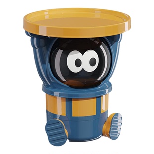 家用玩具收纳桶儿童卡通整理收纳箱客厅储物凳子摆件大容量玩具桶