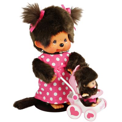 monchhichi萌趣趣娃娃套装