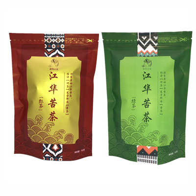 江华苦茶瑶峒小乔绿茶+红茶组合
