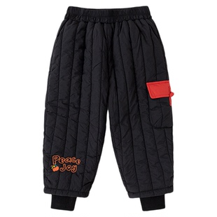 嘟嘟家儿童裤子宝宝冬季新年长裤男童女童过年衣服婴儿加厚童装