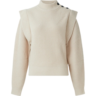 【折扣】Isabel Marant 秋冬女浅黄色混纺毛衣