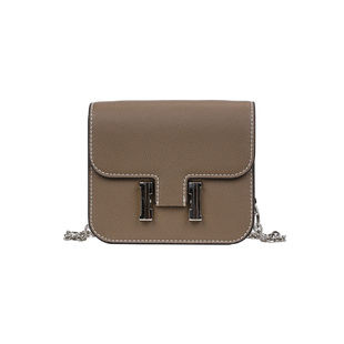 高级感迷你H扣康康包链条豆腐包小方包2025新款夏天小众斜挎小包