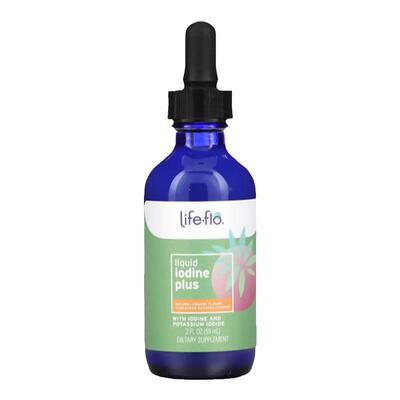 Life-flo液体碘+液体滴剂含碘化钾和碘稳定加强补钾帮助甲状