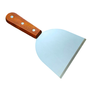 5寸加厚烤冷面 煎饼果子专用铲刀铁板炒酸奶工具优质不锈钢煎铲