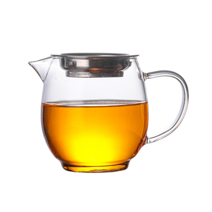 450ml公道杯玻璃大龙胆功夫茶具耐热高温玻璃公道杯带加厚