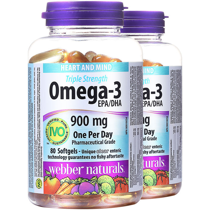 webbernaturals加拿大瓶深海鱼油