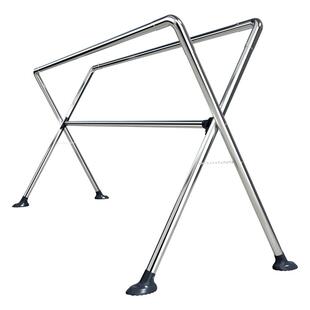 折叠晾衣架落地室内外家用阳台不锈钢凉伸缩升降晾衣杆晒被子神器