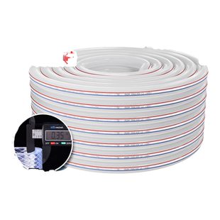 pvc水管软管浇水46分1.2寸浇花洗车专用高压防爆塑料胶管子耐高温