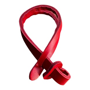 手工制作真皮包包挂件玩偶连接扣纯皮包挂连接绳皮质小配件不摩包