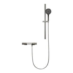 上杉PVD-工艺 极简装恒温淋浴花洒套 枪灰色浴缸全铜家用龙头