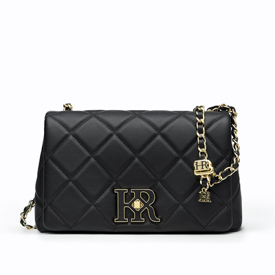 HR赫莲娜单肩斜挎包头层牛皮