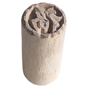 直径2.5厘米榉木印章苏式月饼豆沙包馒头馍馍白皮酥烘焙面点印花