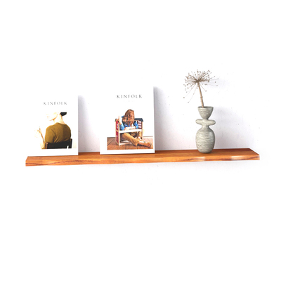 原木置物架千花红椿木不规则边