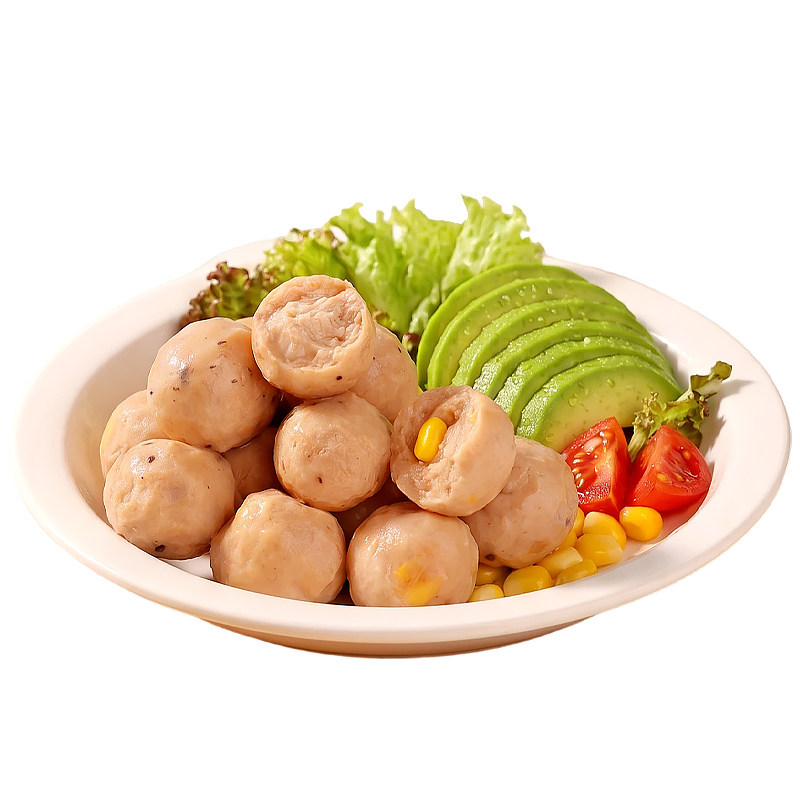 橙子快跑鸡胸肉丸两口味300g