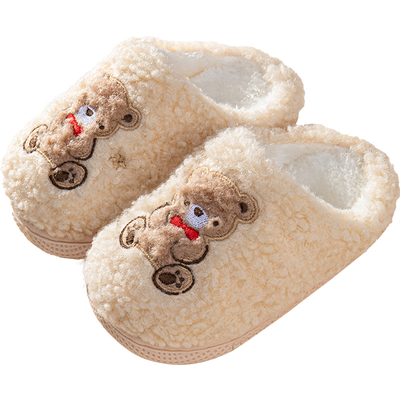 儿童棉拖鞋秋冬季保暖棉鞋2025防滑宝宝室内拖鞋家居鞋男童女童