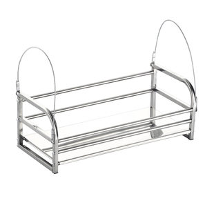 不锈钢阳台花架悬挂栏杆花盆挂架护栏多肉盆栽绿萝防盗窗台置物架