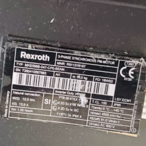 议价Rexroth力士乐MKE098B047CP0BENN适用