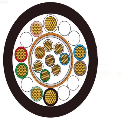 高柔复合线屏蔽网线带电源一体线