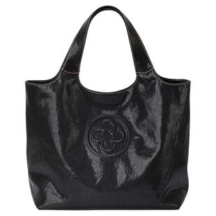 CASSILE卡思乐手提小托特包2026新款大容量水晶牛皮单肩斜挎女包