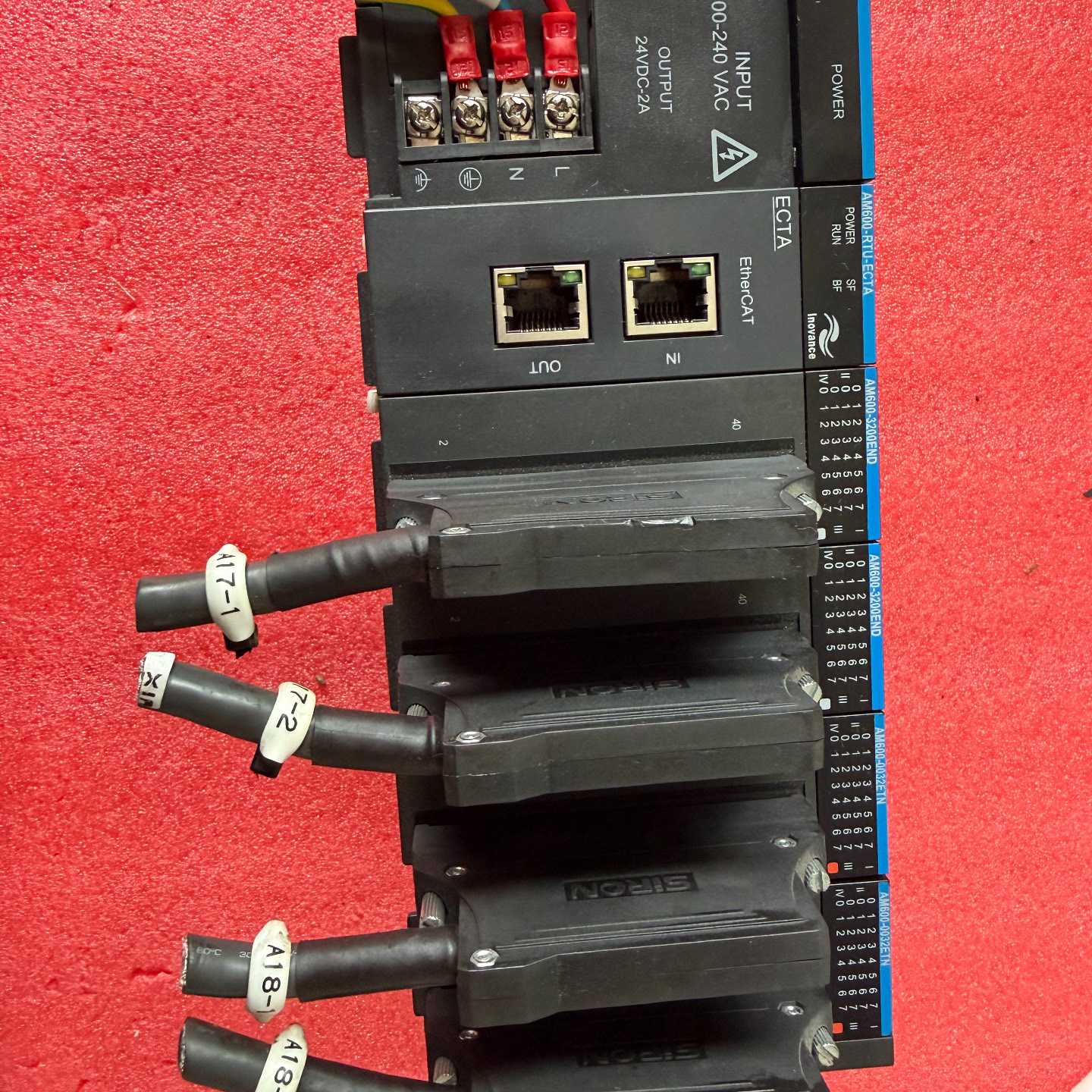 汇川PLC AM600-PS2二手拆机成色如图，包好