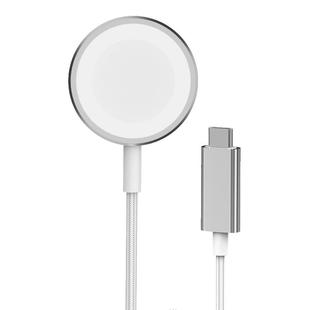 GDGO【苹果MFi认证】手表充电器S11/10/9/8/ultra3快充applewatch无线充电器5W尼龙编织线适用苹果iwatch通用