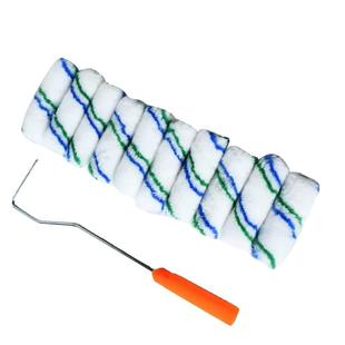 4寸不掉毛小滚筒刷子 迷你拇指滚筒刷头滚芯油漆乳胶漆涂料船用刷