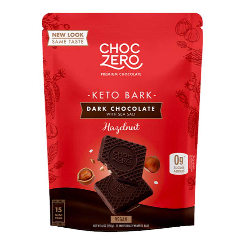 CHOCZERO零巧坚果黑巧克力170g