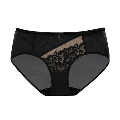 DonnaForte内裤女中低腰平脚裤手工裁剪立体水溶刺绣花设计|Rhea